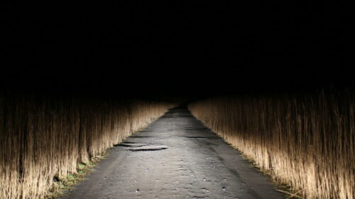 route la nuit