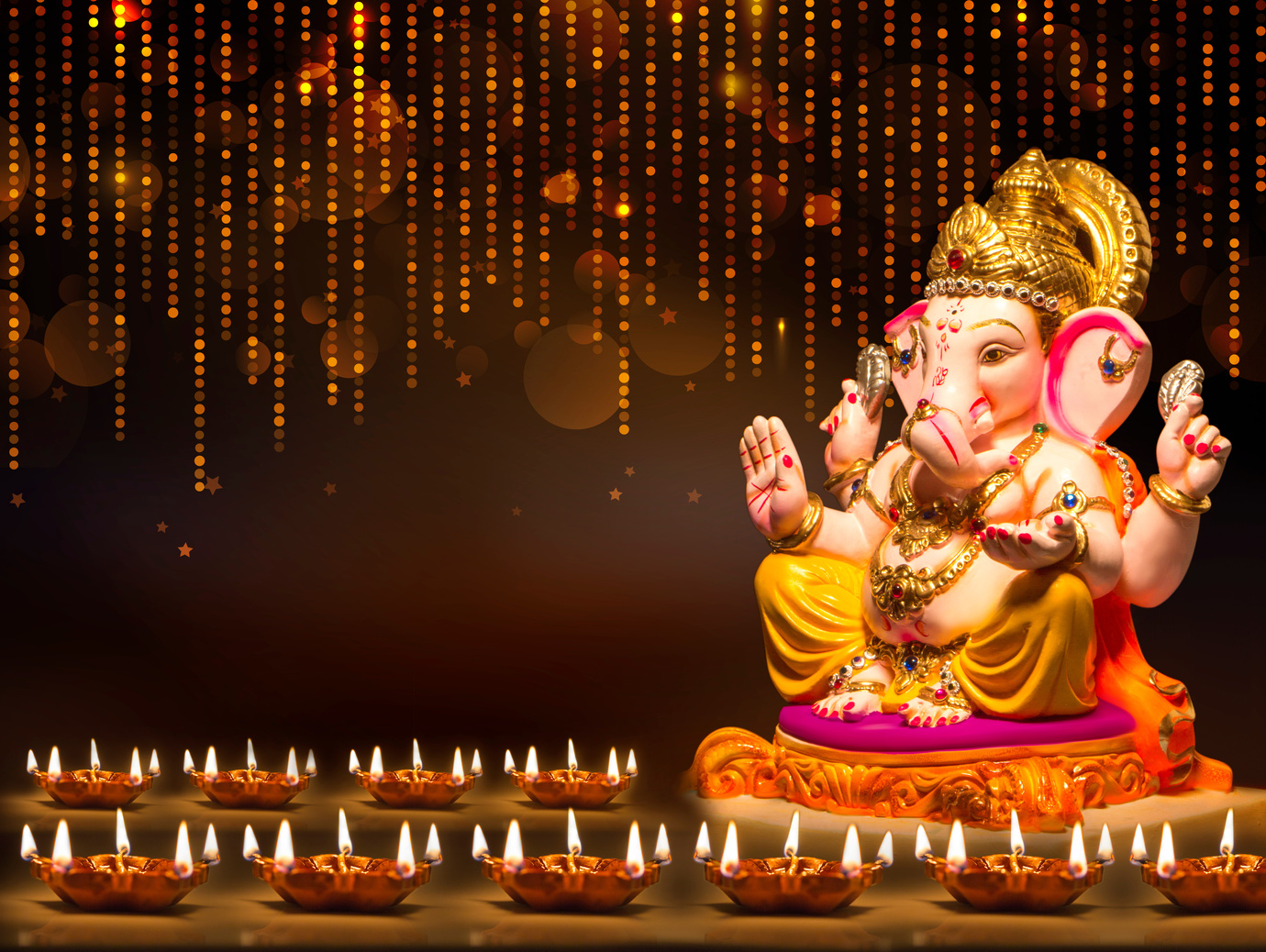 Le dieu indien Lord Ganesha @Adobe