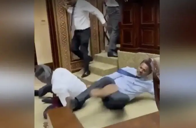 bagarre au parlement des Maldives