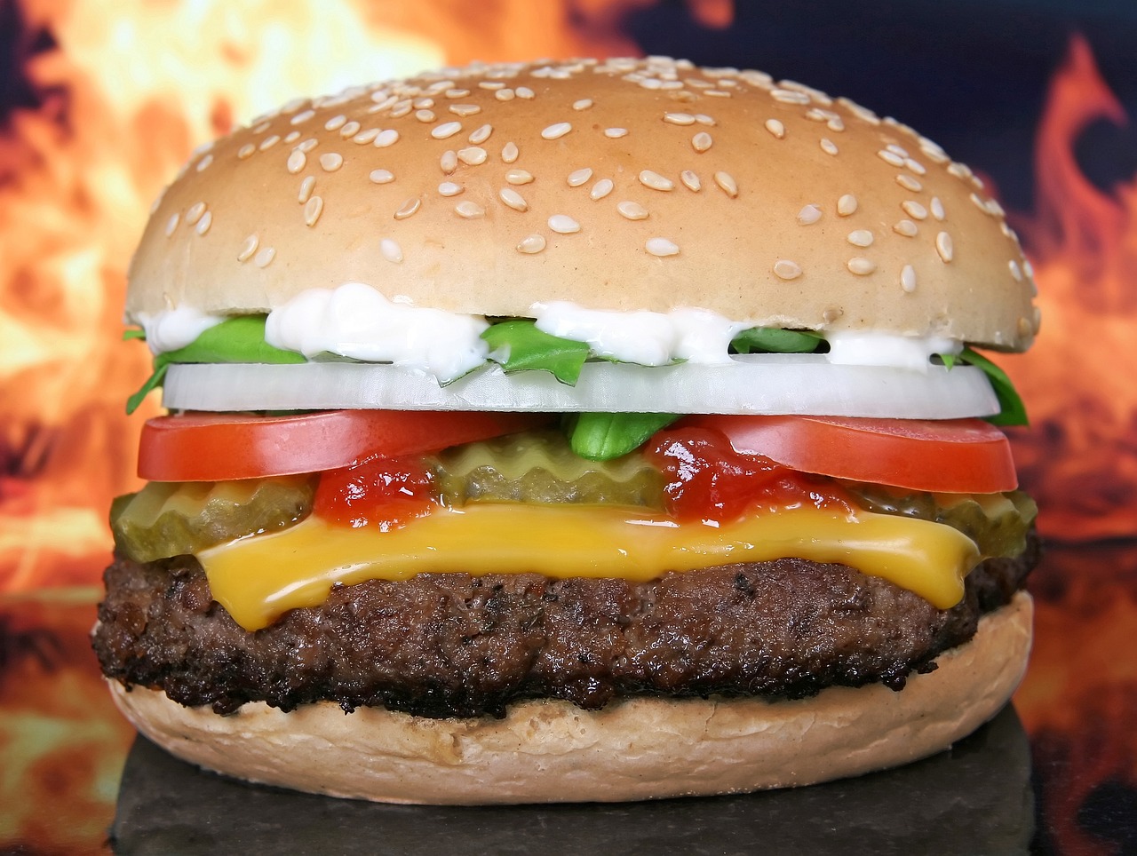 hamburger pixabay