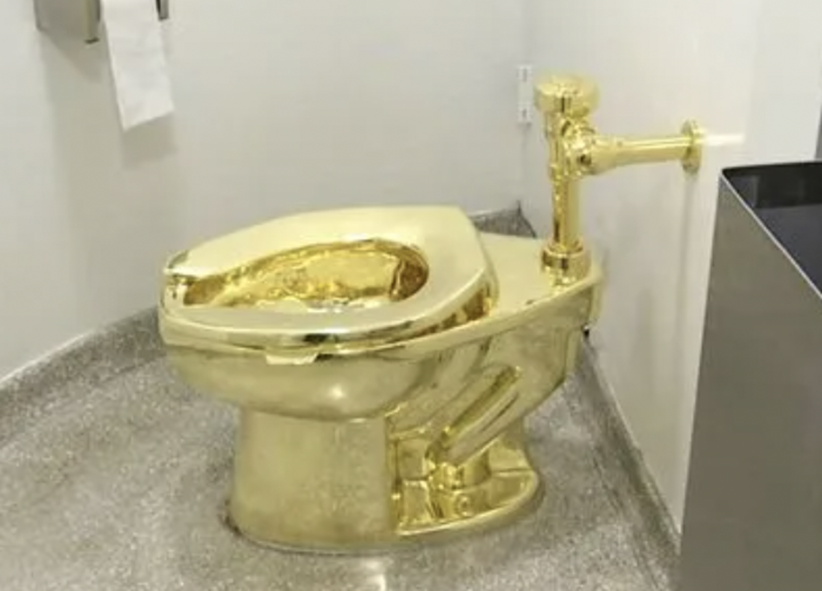 toilettes en or