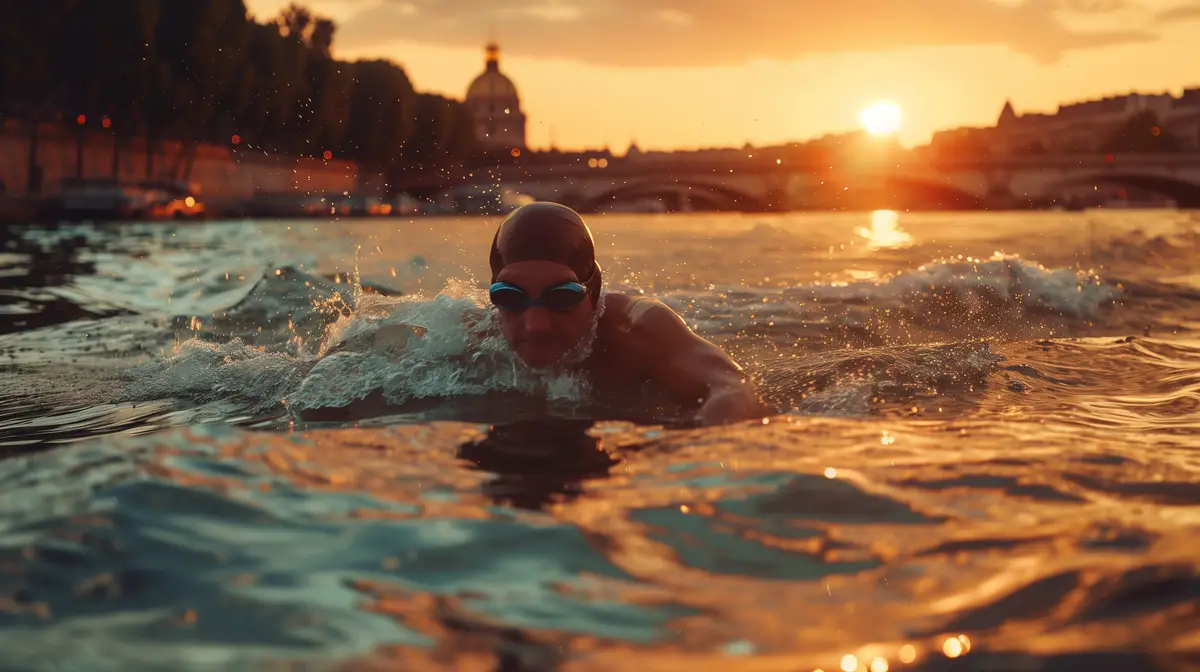 JO 2024 : à 75 ans, un Américain plonge dans la Seine pour démontrer la propreté de l'eau