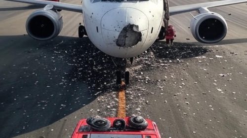 Avion Oiseau Impact
