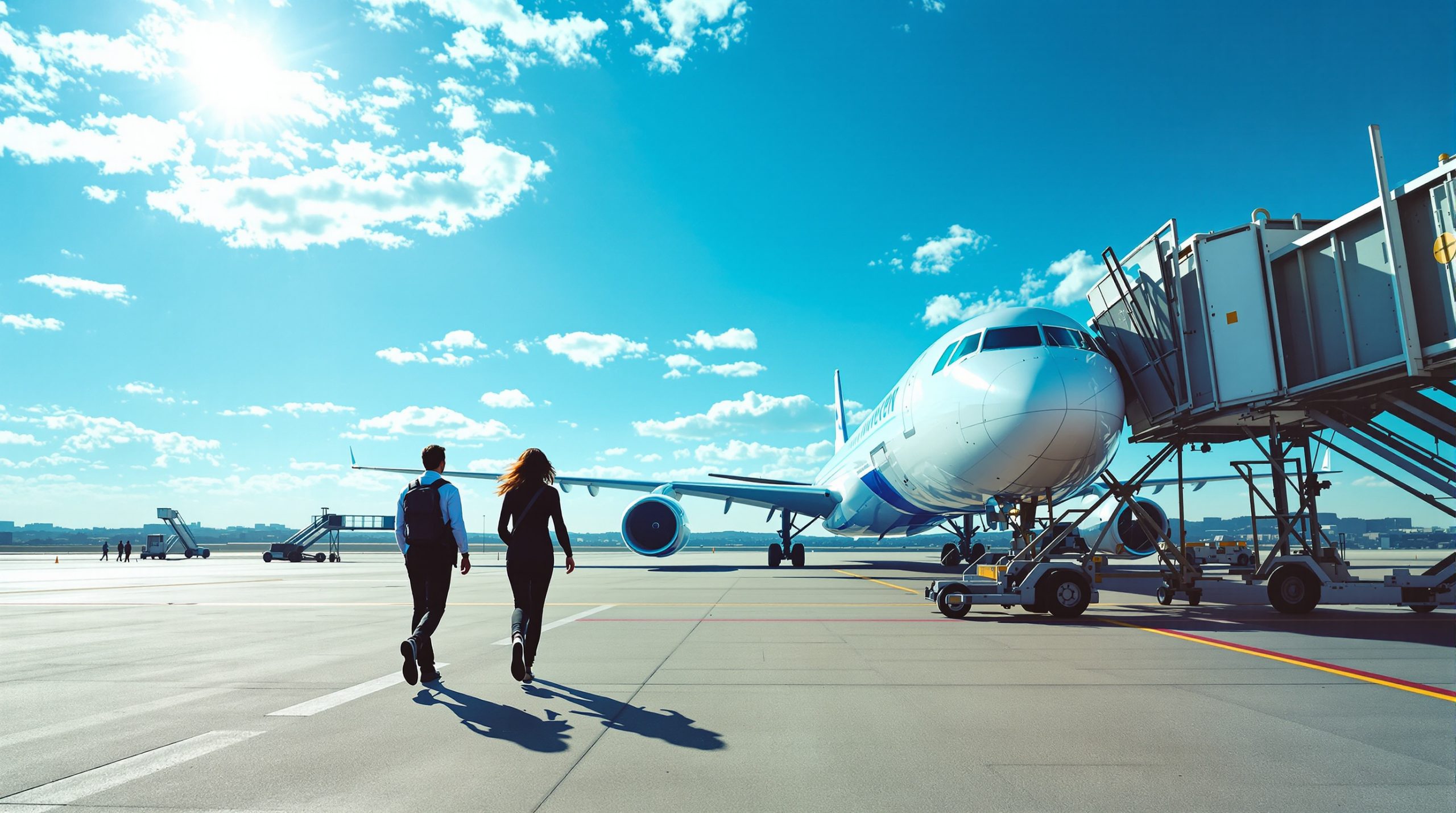 Aeroport Tarmac Avion