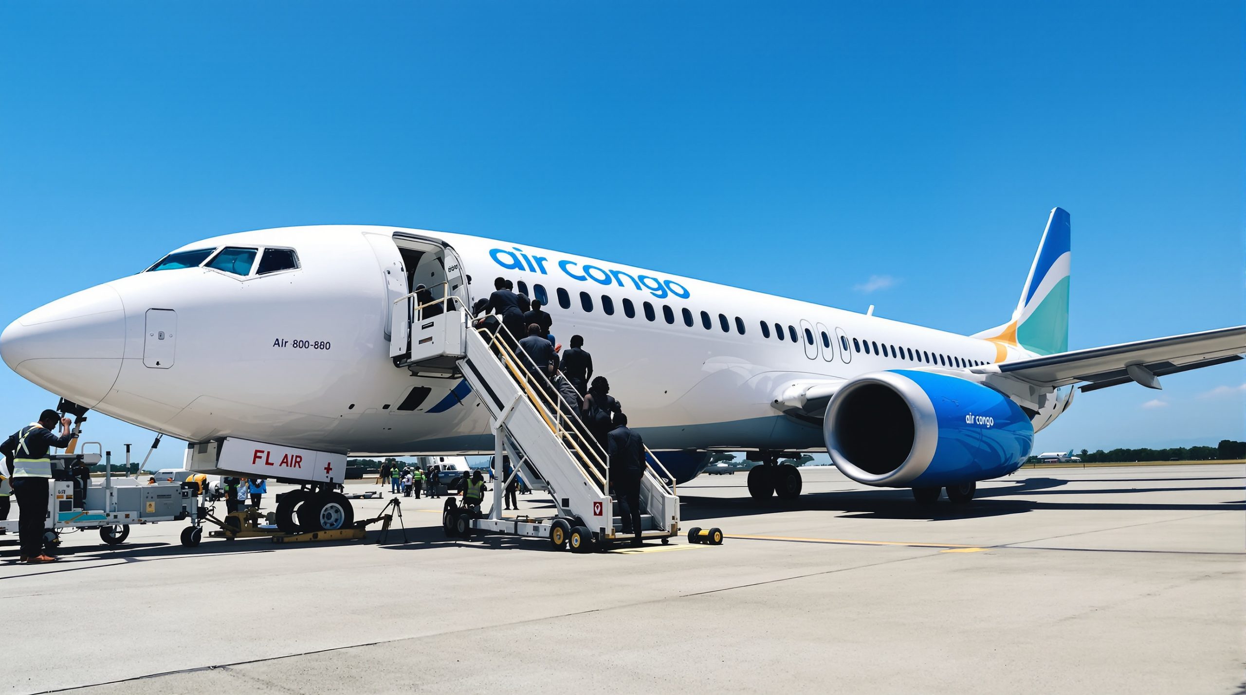 Débarquement Avion Kindu