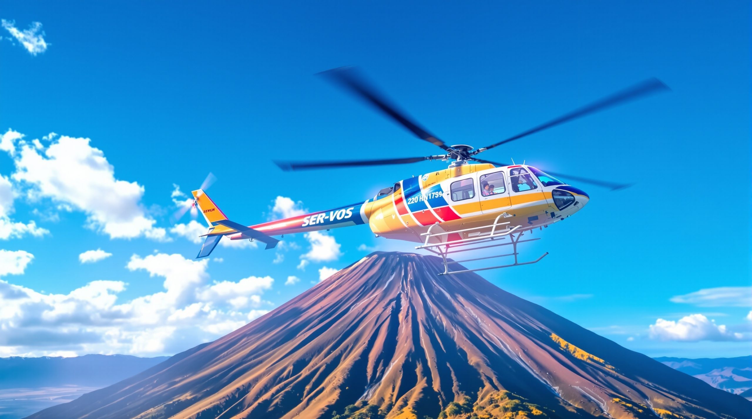 Aso Survol Hélicoptère