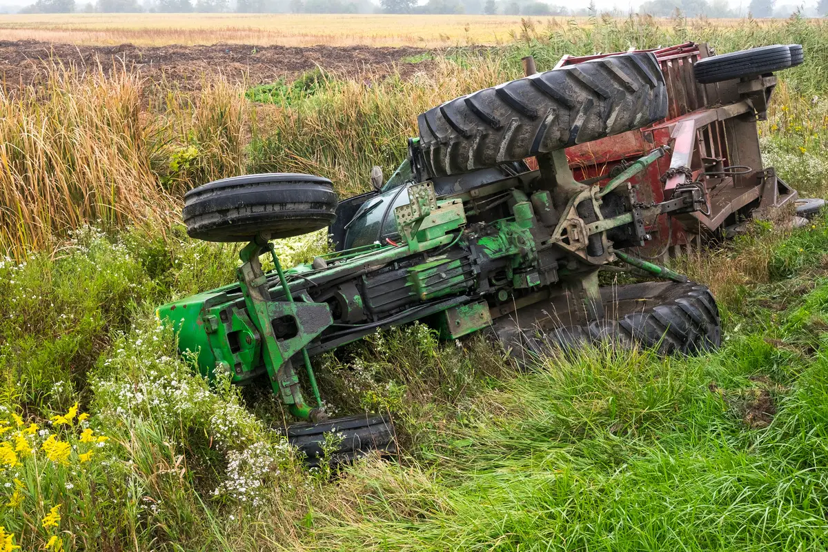 tracteur accident