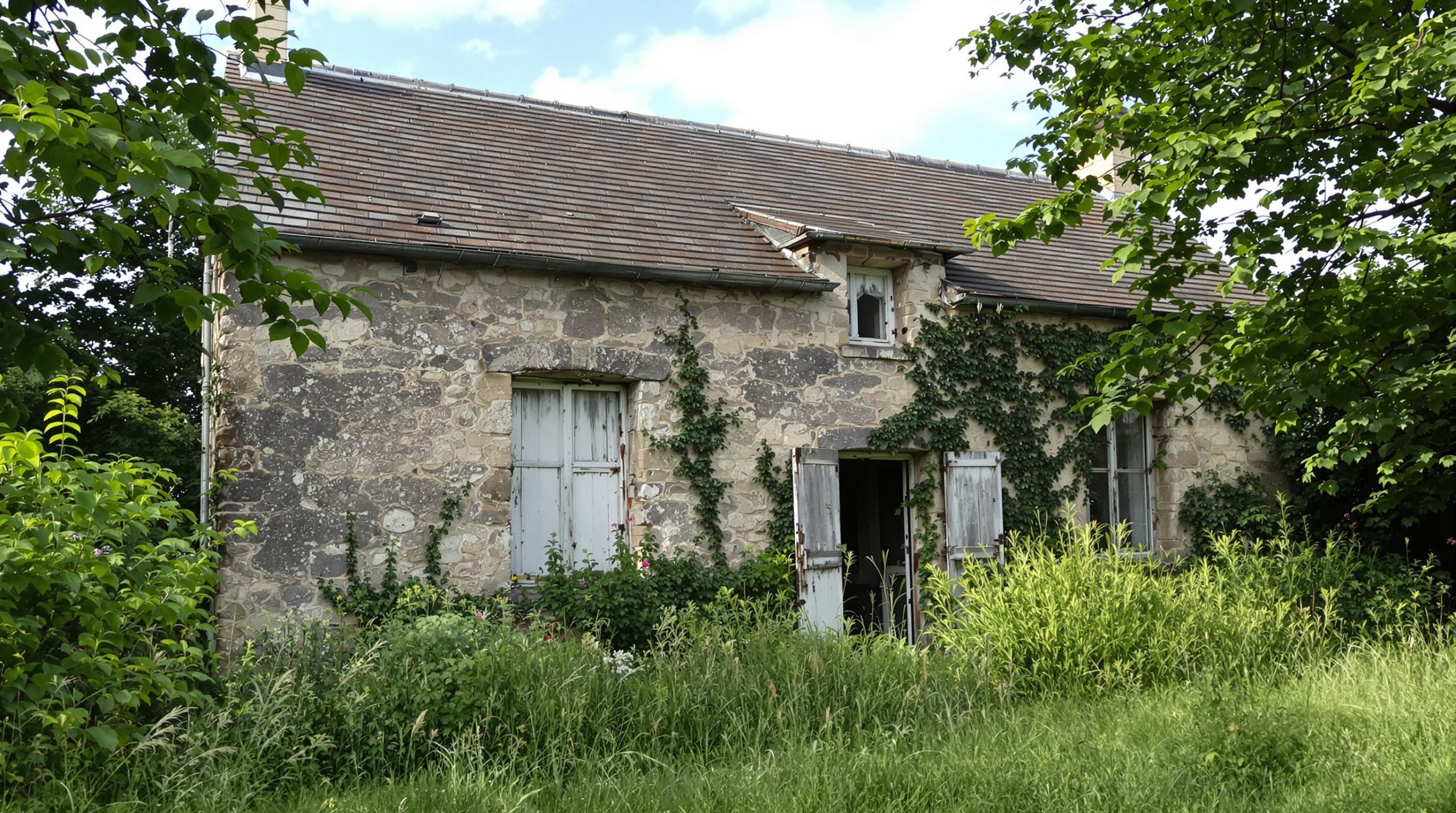 Maison familiale en déclin