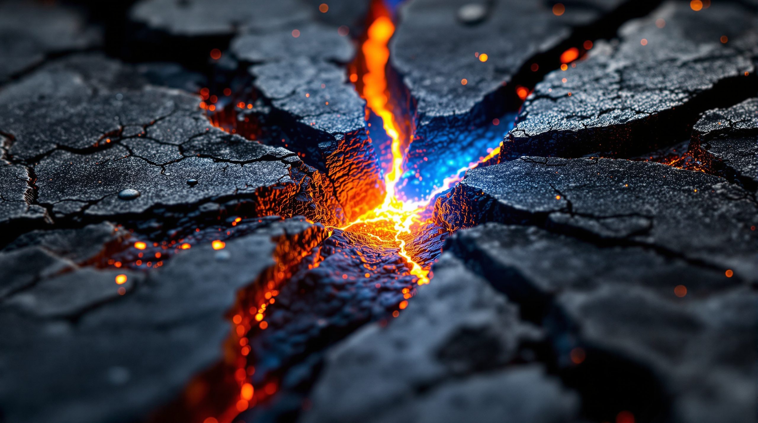 Cœur de métal incandescent