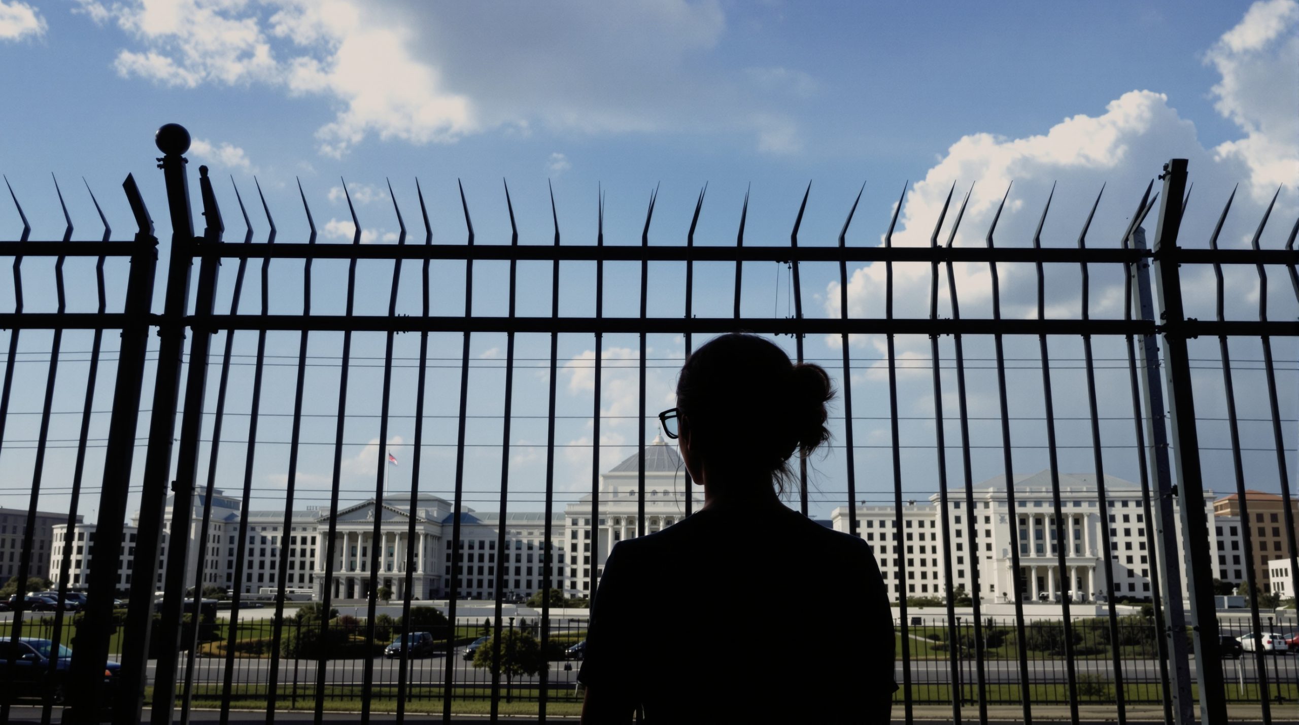 Détention_Clôture_Silhouette