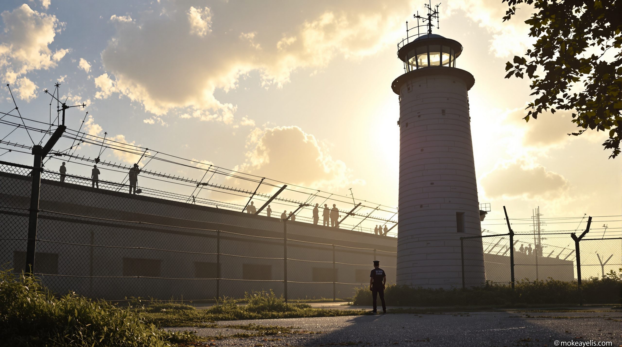 prison-patrouille-silhouette