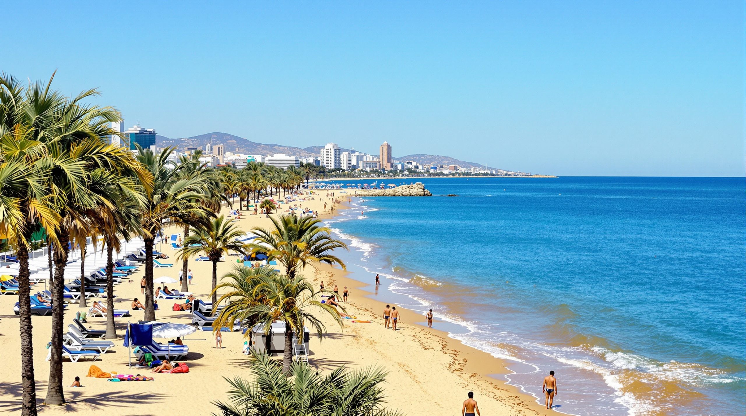 station_balnéaire_ensoleillée