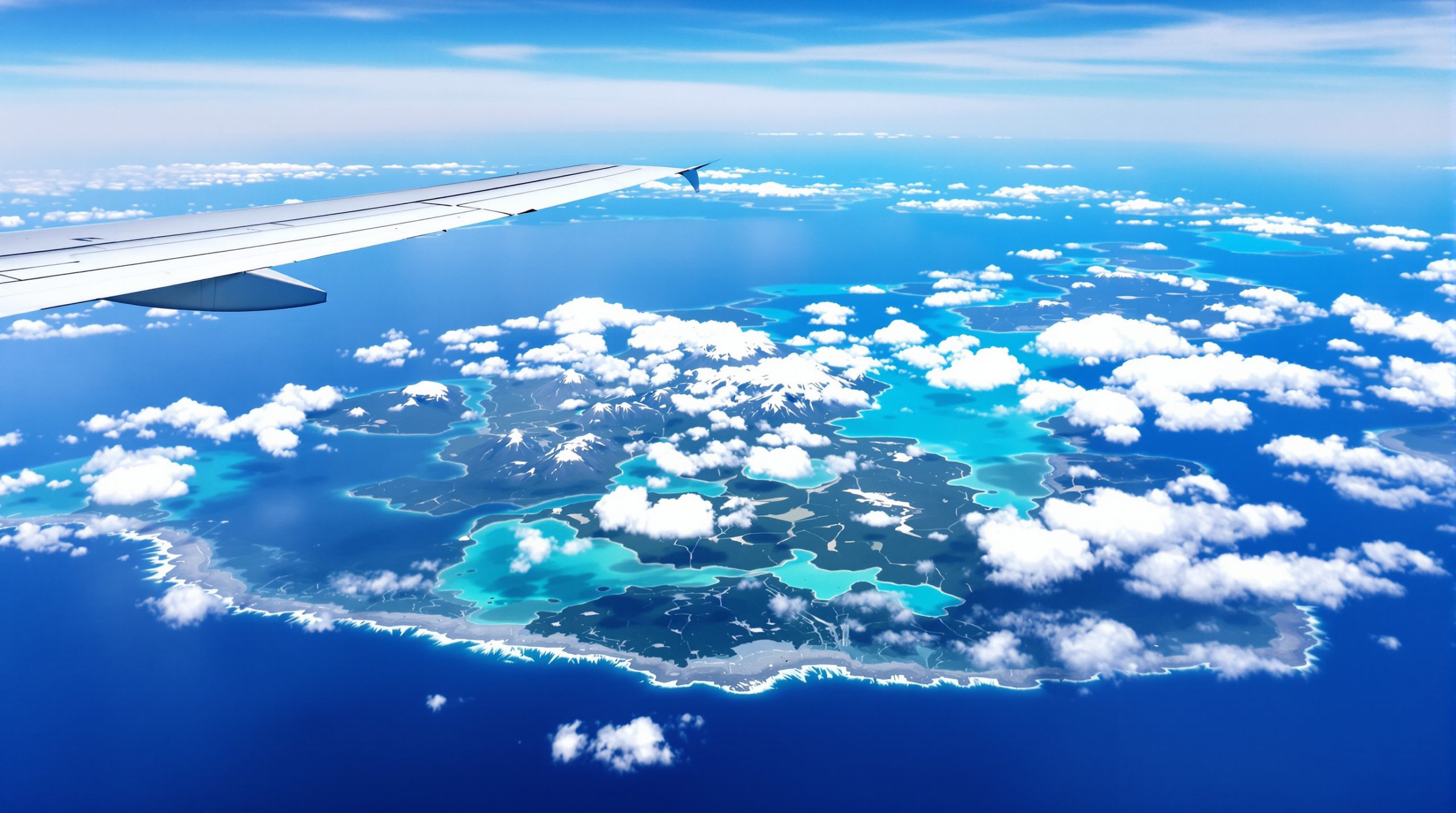 survol_avion_archipel_lumineux