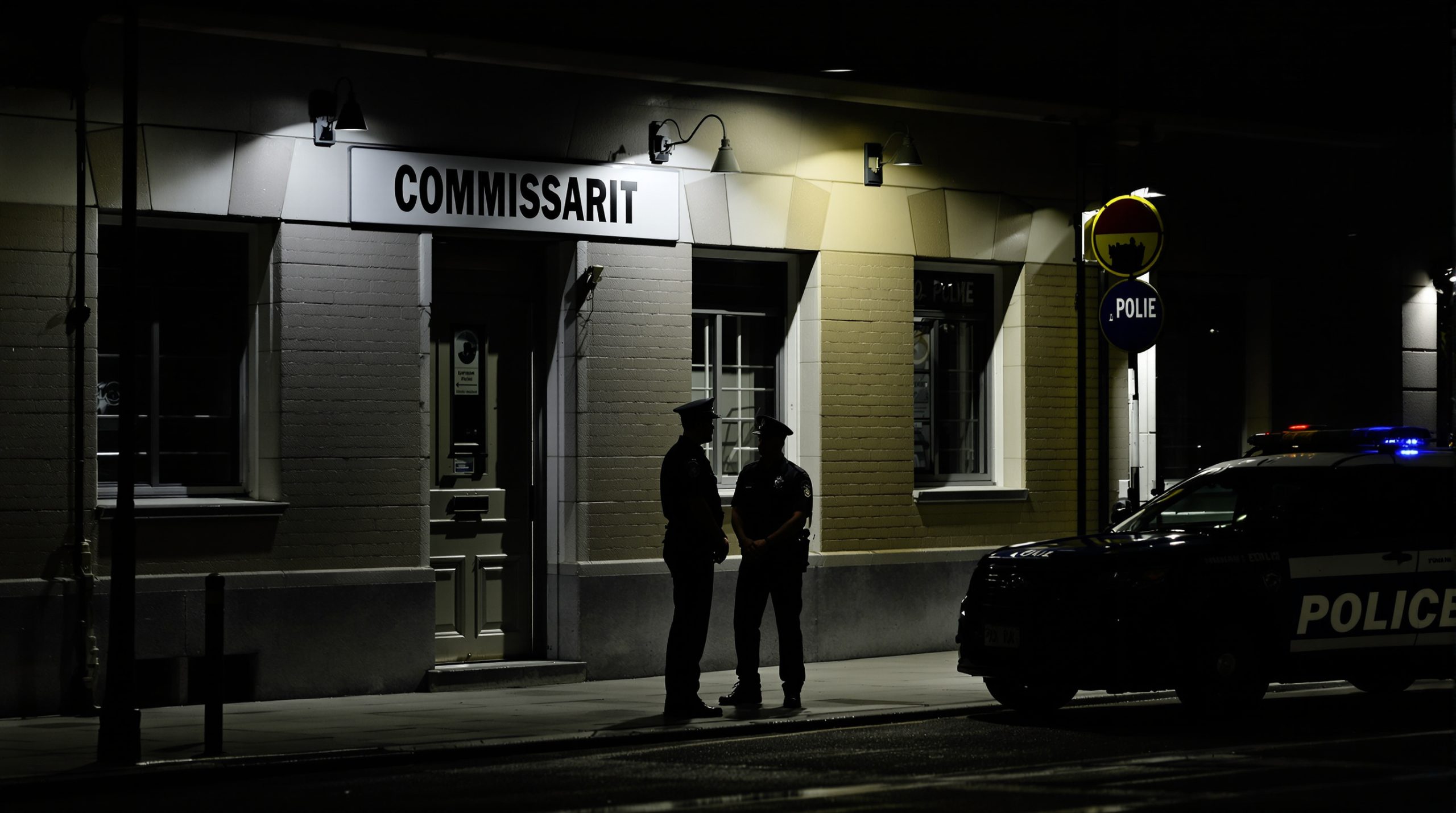 commissariat_nuit_policier_silhouette