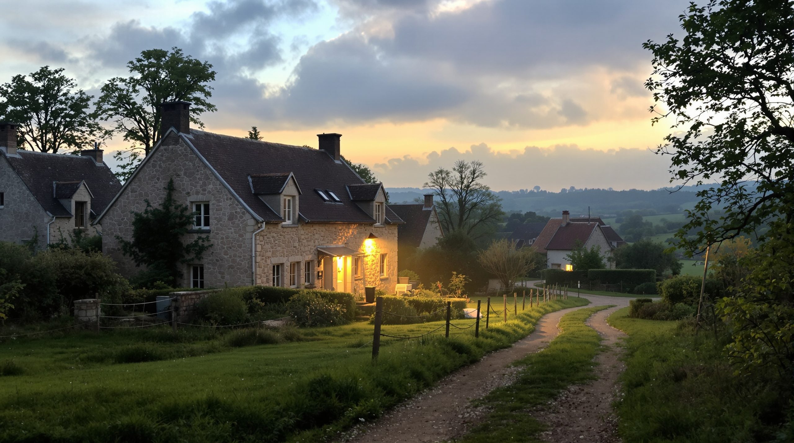 village_campagne_paisible