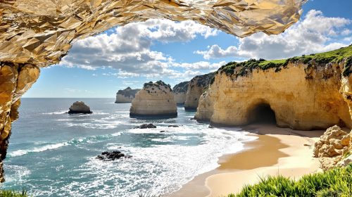 Plage_rocailleuse_tunnel