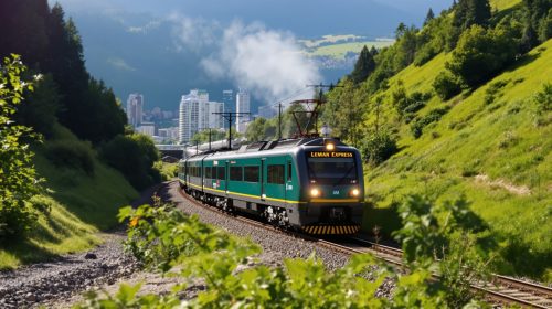 train-urbain-horizon-ensoleillé