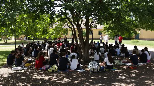 Évacuation scolaire canicule.
