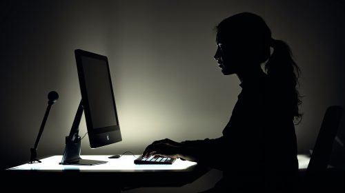 bureau-informaticien-silhouette
