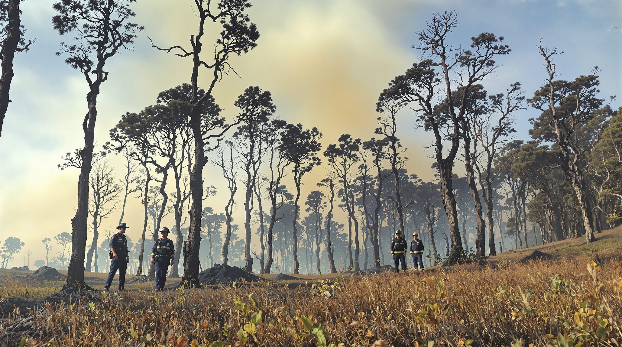 Forêt_calcinée_sous_vigilance_pompiers