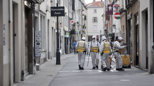Intervention de sécurité à Nîmes