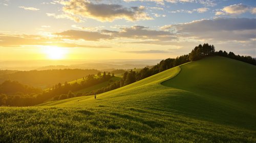 paysage_colline_foret_clair_matin