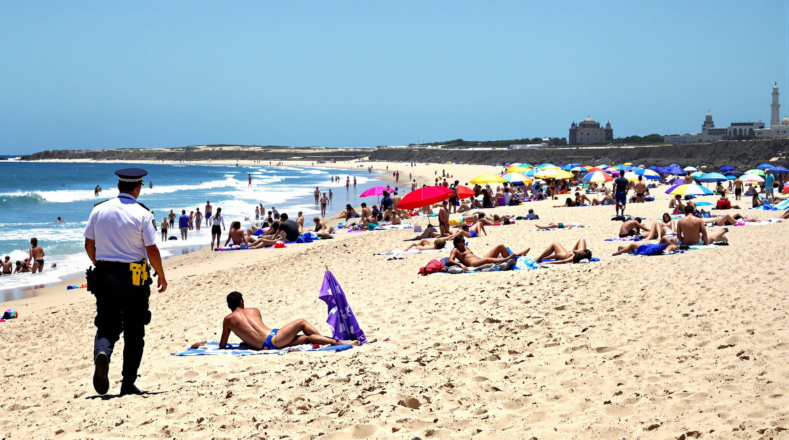 plage_marseille_patroille_officier