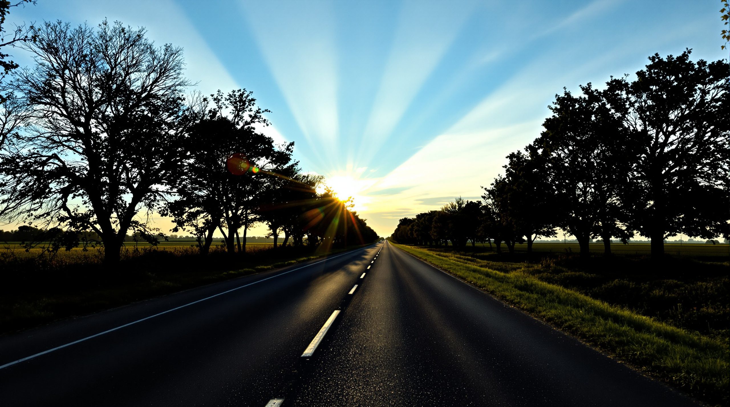 route_campagne_ensoleillée