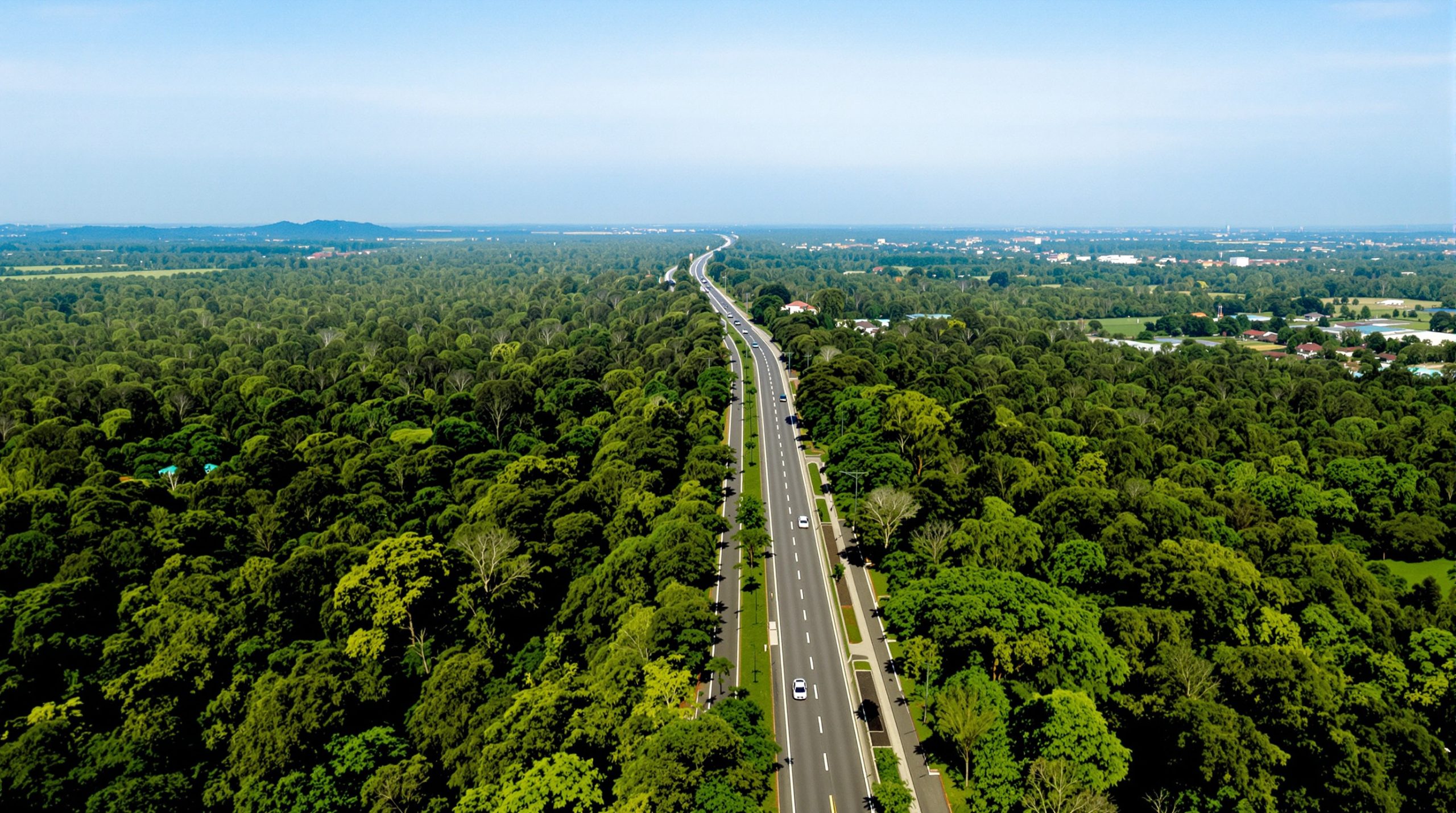 Route verdoyante Thaïlande