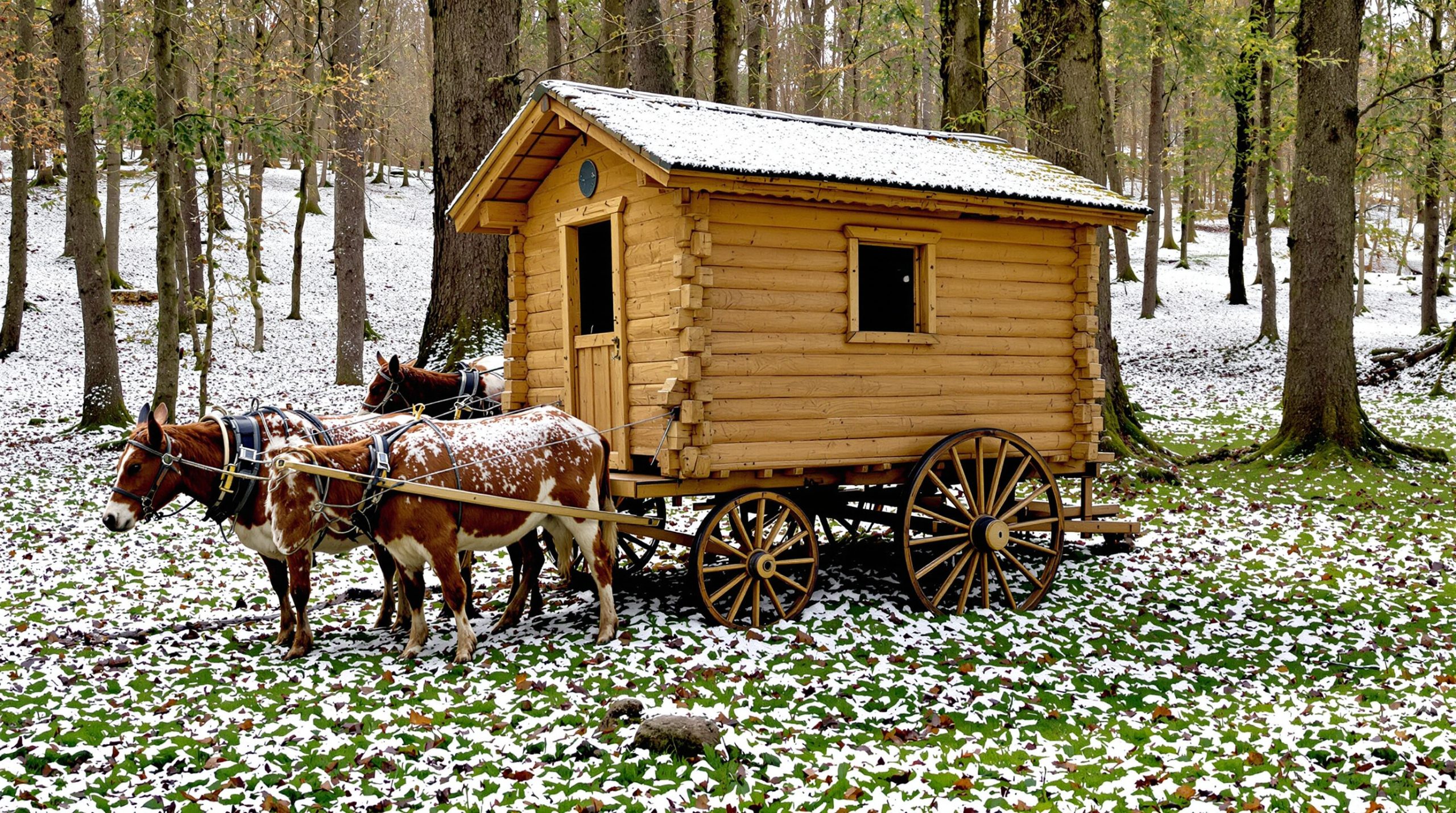 calèche-forêt-hiver