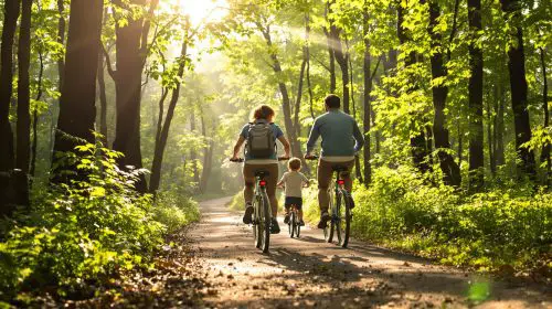 Vélo_forêt_balade_heureuse