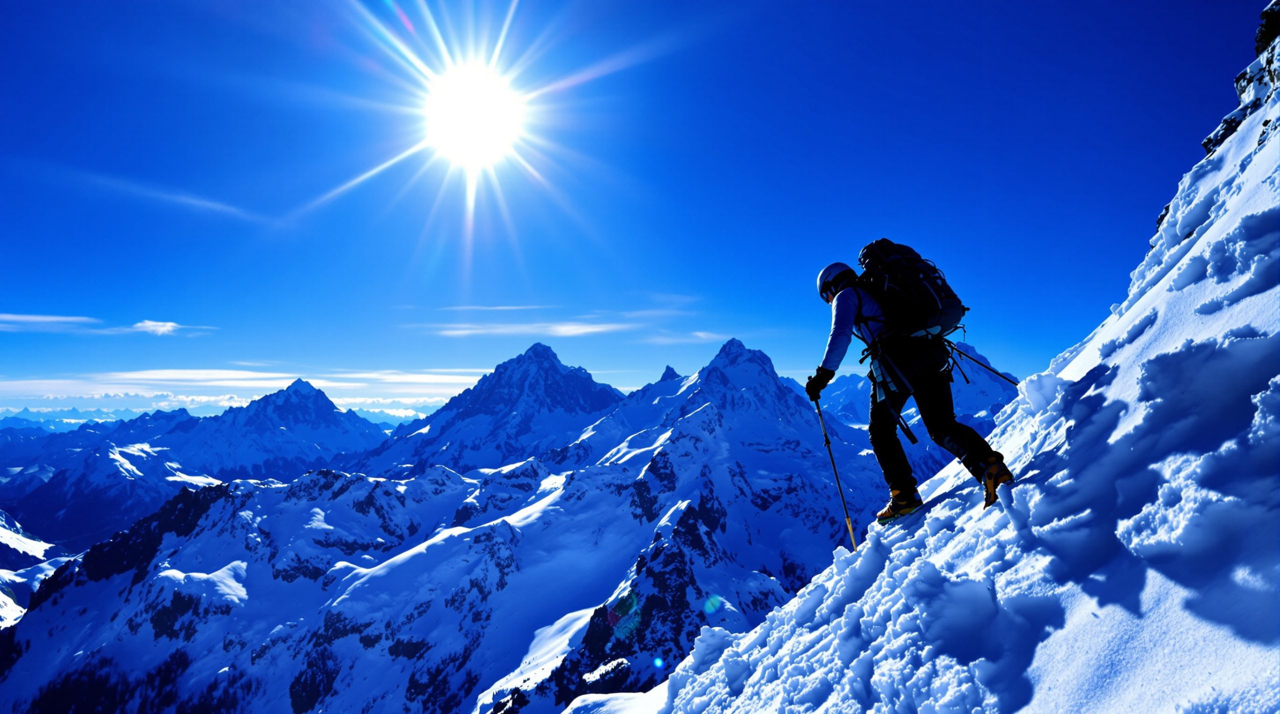 alpinisme-montagnes-enneigées