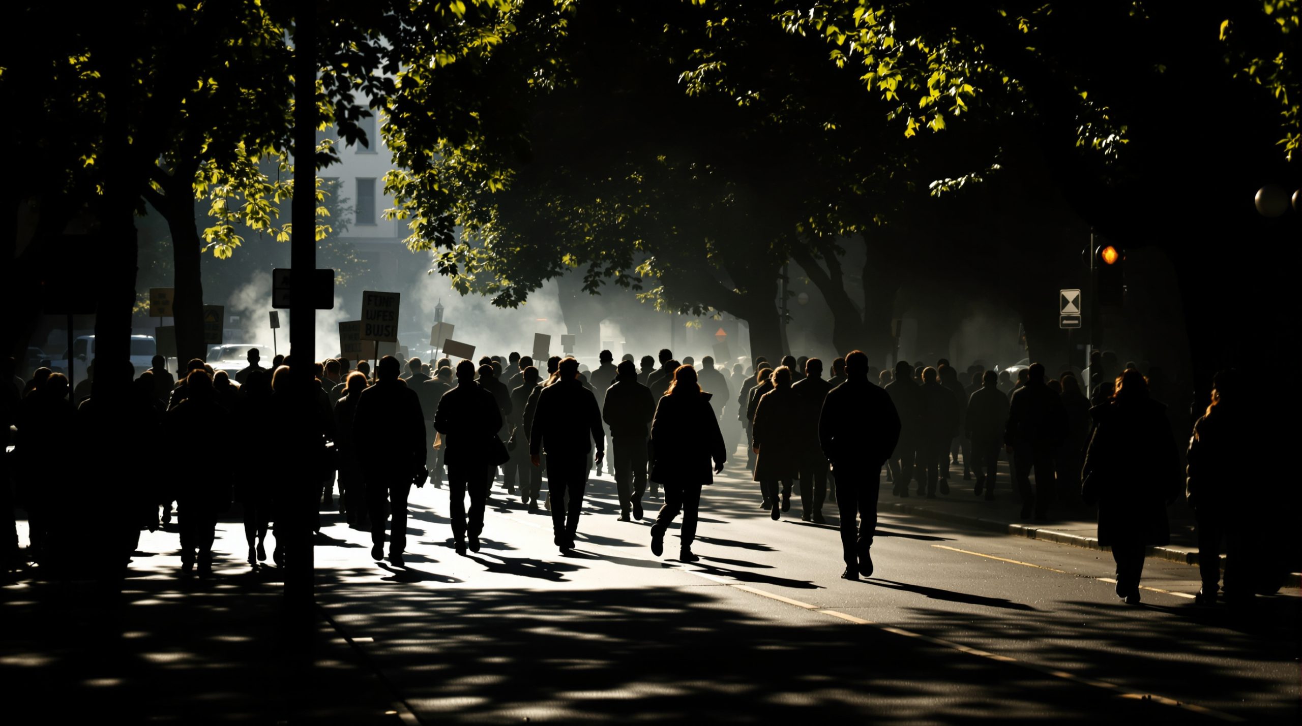 manifestation_climat_clermont_silhouettes