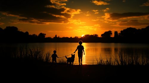 enfants-pres-etang-floride