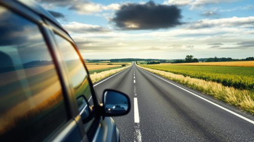 route-campagne-voiture-arriere