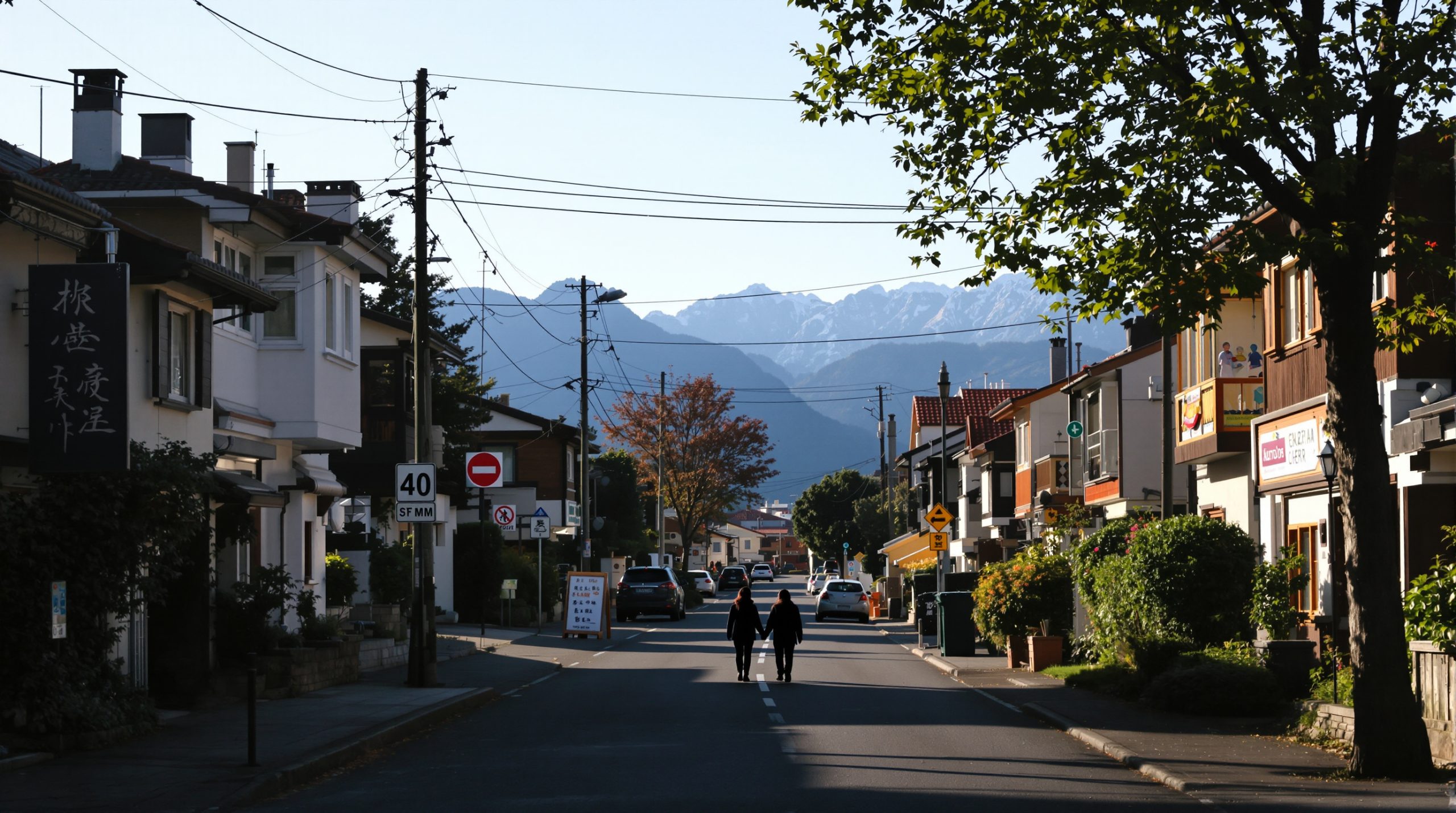 Rue calme à Arbin
