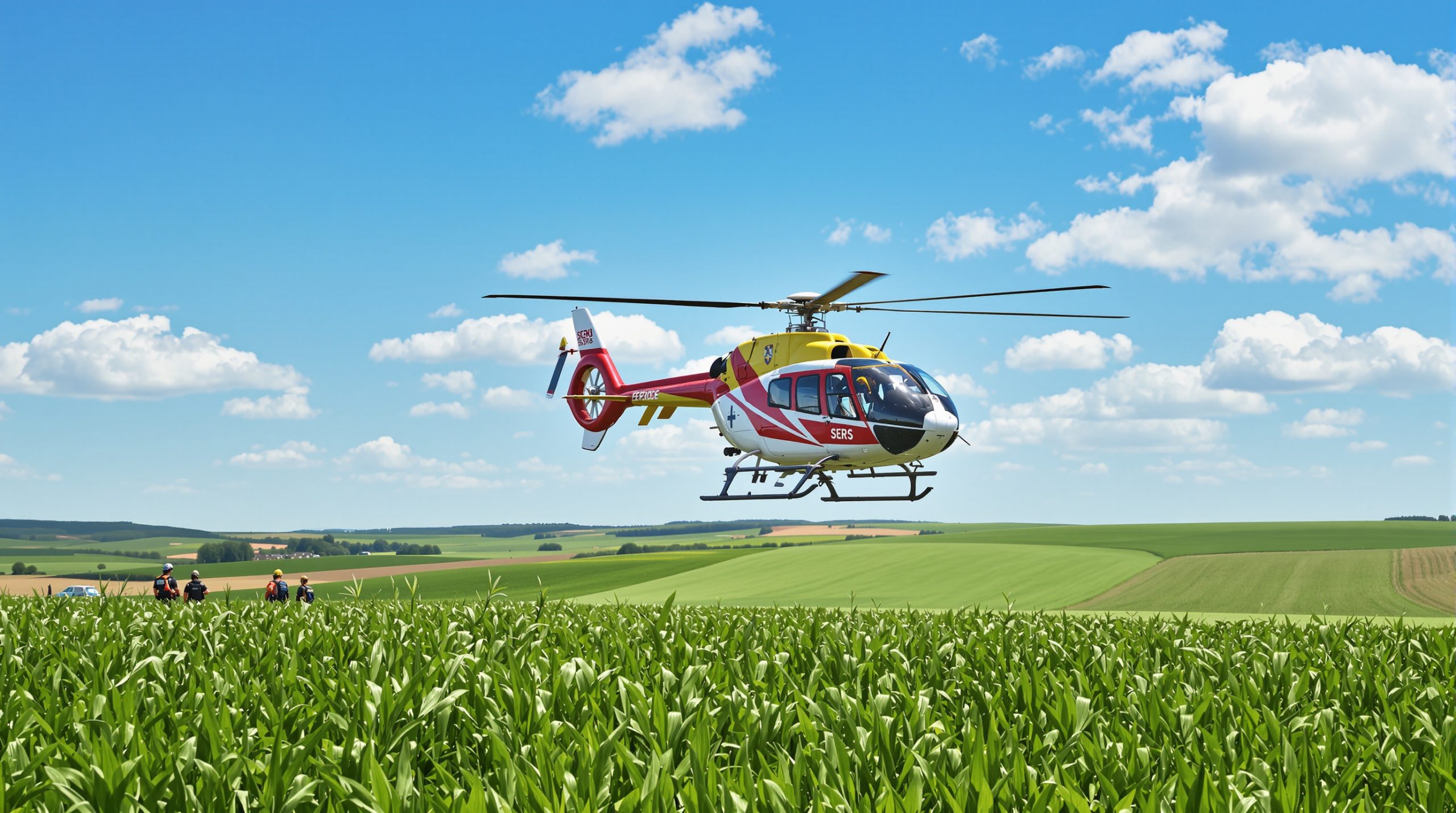 secours-helicoptere-champ-rural